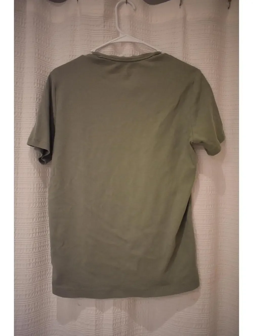 Banana Republic Luxe Touch Performance Tee 100% Cotton S Olive Green